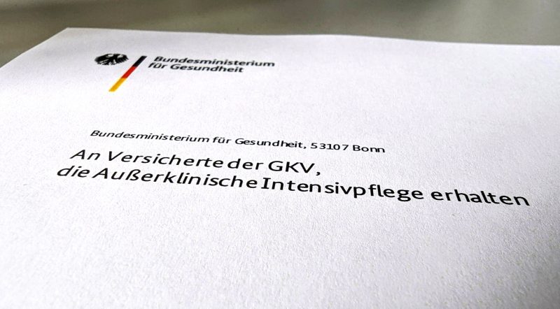 Ausschnitt des Briefes von Karl Lauterbach an die GKV Versicherten die AKI erhalten